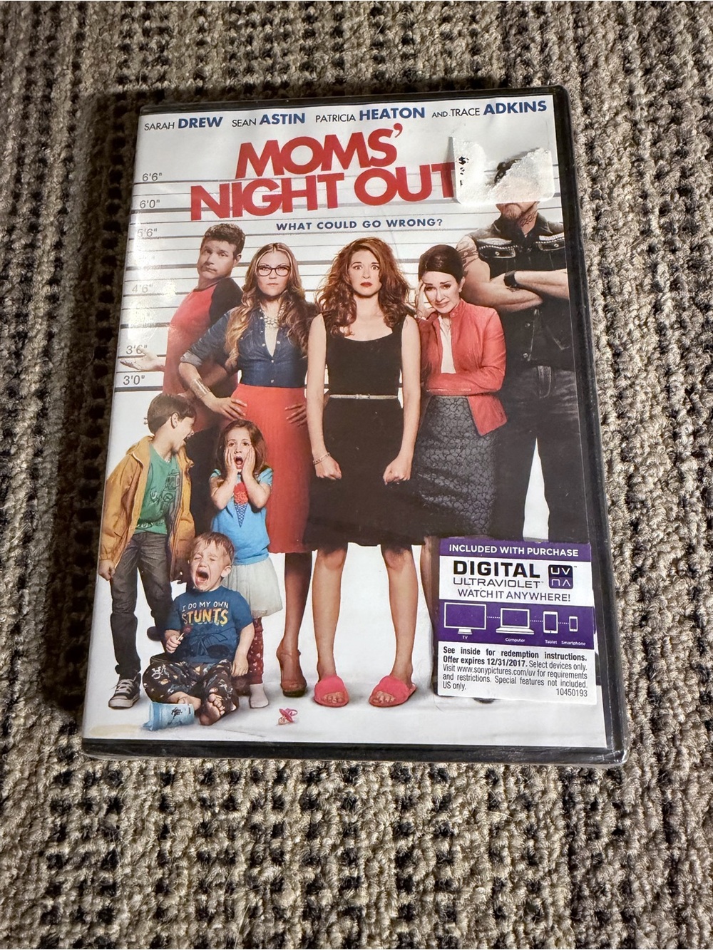 Sony Moms' Night Out DVD White Red Black Cover